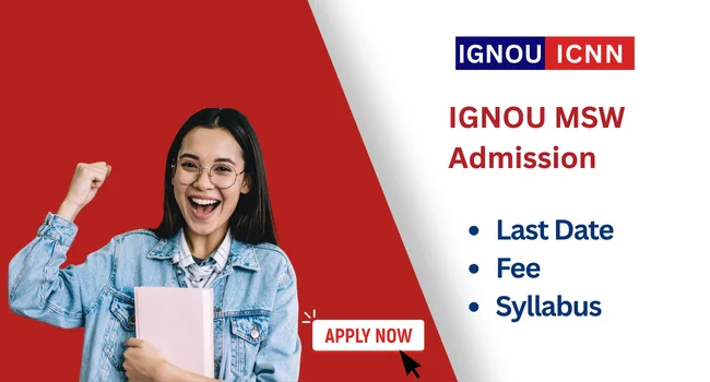 IGNOU MSW Admission